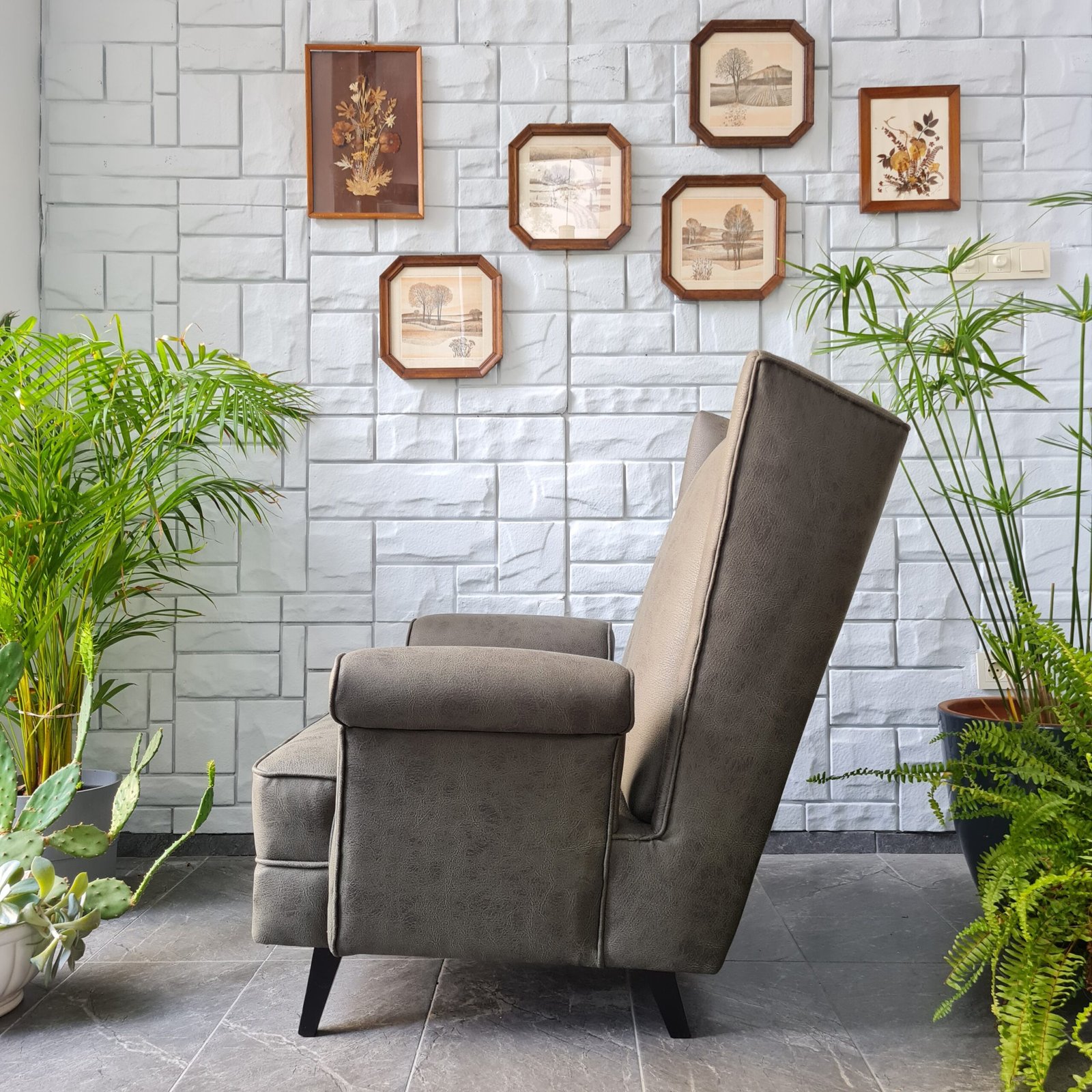 Midcentury İtalyan Berjer - Görsel 4