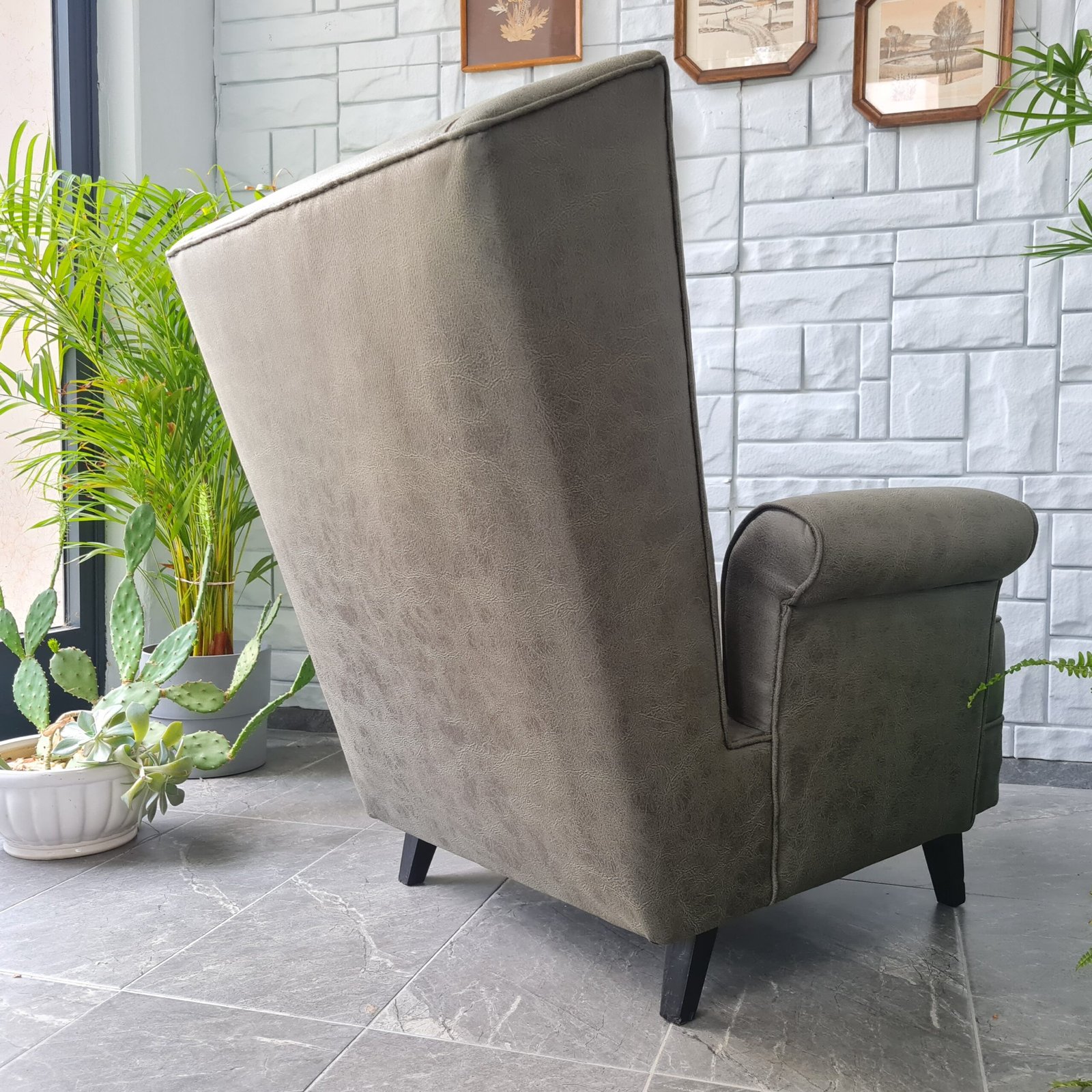 Midcentury İtalyan Berjer - Görsel 6