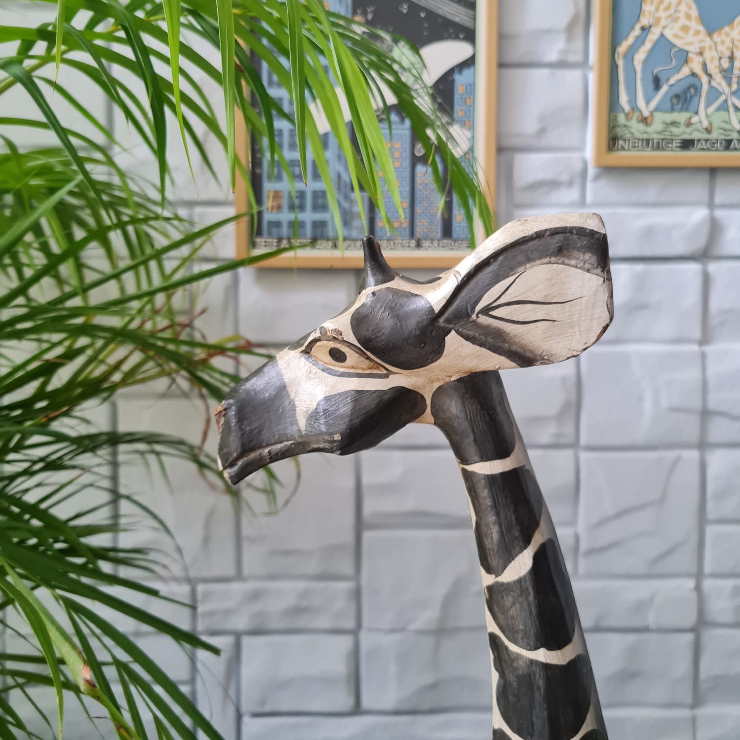 Masif Ahşap Zürafa - Görsel 4