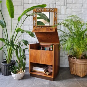 1960’lar Danish Stili Bar Dolabı