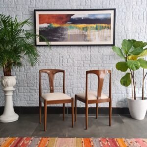 1960’lar Danish Stili Sandalye – 2’li Set