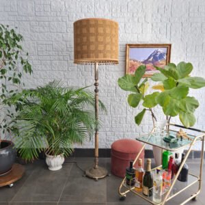 1930'lar Masif Pirinç Lambader